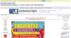 Desktop Screenshot of barrioelvivero.com
